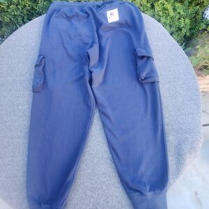 Champion Men's Navy Cargo Jogger Sweatpants